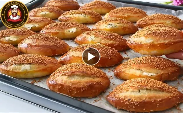 10 Dakikada Poğaça 1 Tepsi Anında Bitecek Kahvaltıya 5 Çayına Mayasız Kolay Poğaça Tarifi