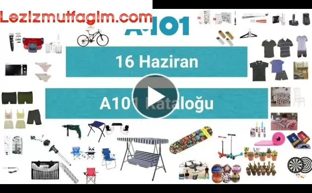 A-101 16 Haziran Aktüel Kataloğu A-101 16 Haziran Indirimli Ürünler Kataloğu