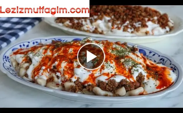 Bu Kadar Kolay Ve Lezzetli Bir Mantı Yemediniz ️ Tek Tek Uğraşmanıza Gerek Yok / Ana Yemek