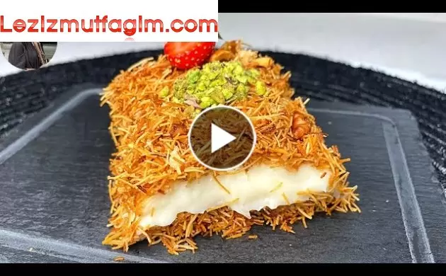 Yiyenlerin Hayran Kaldığı Muhallebili Kadayıf Tatlısı (Sesli Anlatımı Ile) Garantılı Ve Tam Ölçülü