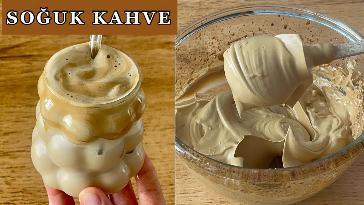 KAHVEYİ Çırp Buzluğa At 1 Hafta Rahat ET Nefis SOĞUK KAHVE-Dalgona Kahve