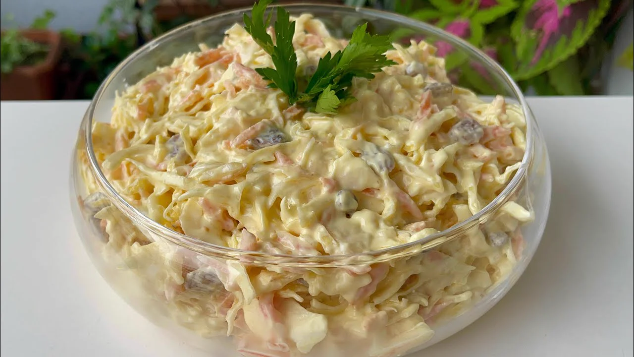 Lezzetine Hayran Bırakan LAHANA SALATASI (Coleslaw Tarifi) Beyaz Lahanayı Birde Böyle Deneyin