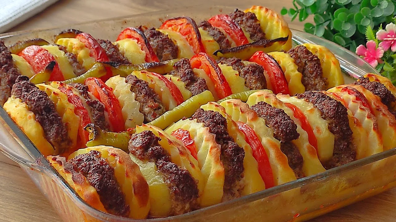 10 DAKİKADA HAZIR FIRINDA KÖFTE PATATES İZMİR KÖFTESİ TARİFİ NASIL YAPILIR
