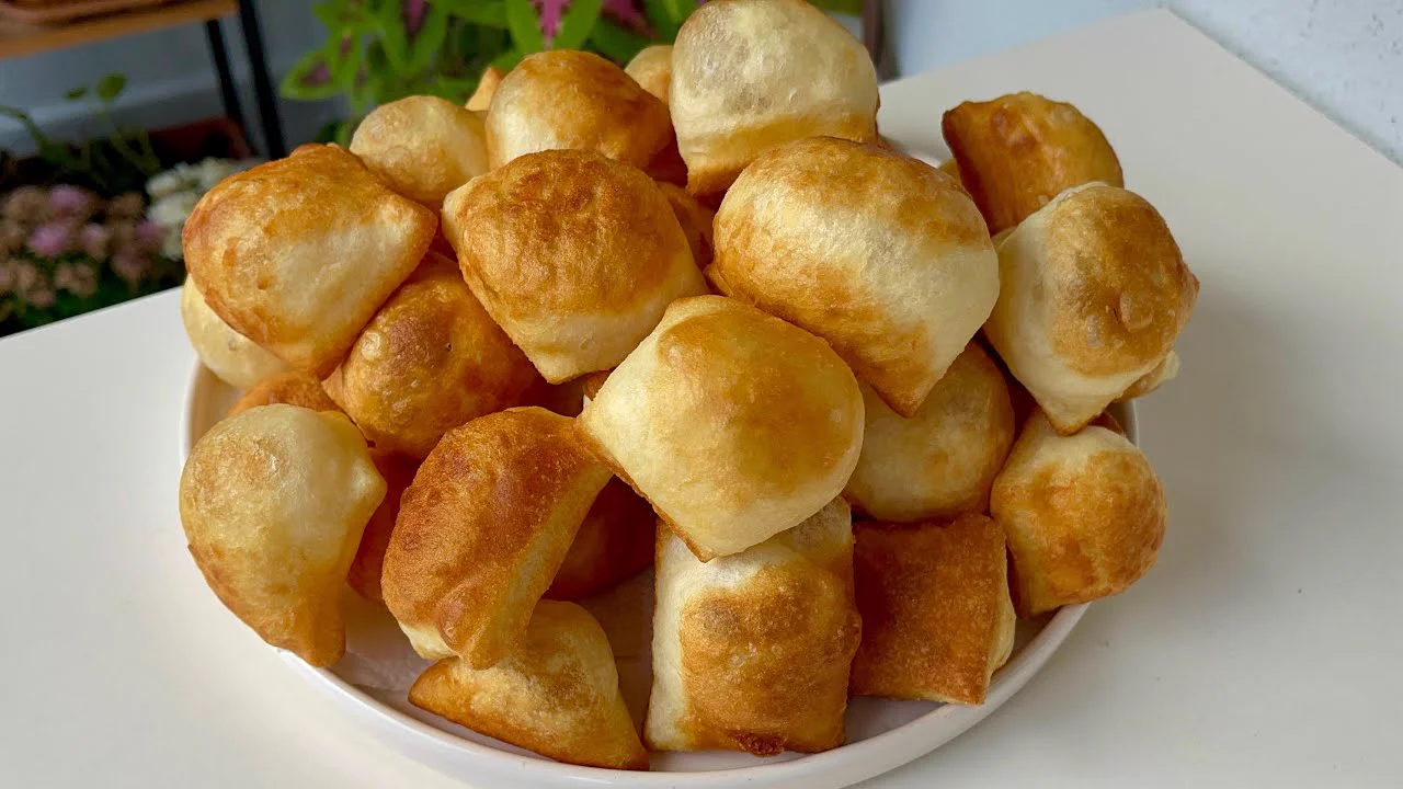 YUMURTASIZ Balon PİŞİ 10 Dakikada Yağ Çekmeyen Efsane Pişi