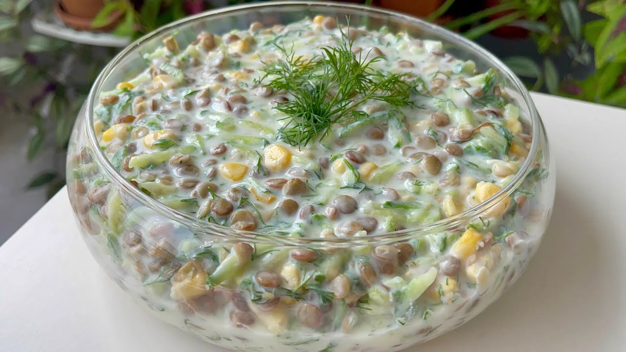 Yeşil MERCİMEK ve SALATALIĞIN Uyumuna Bayılacaksınız