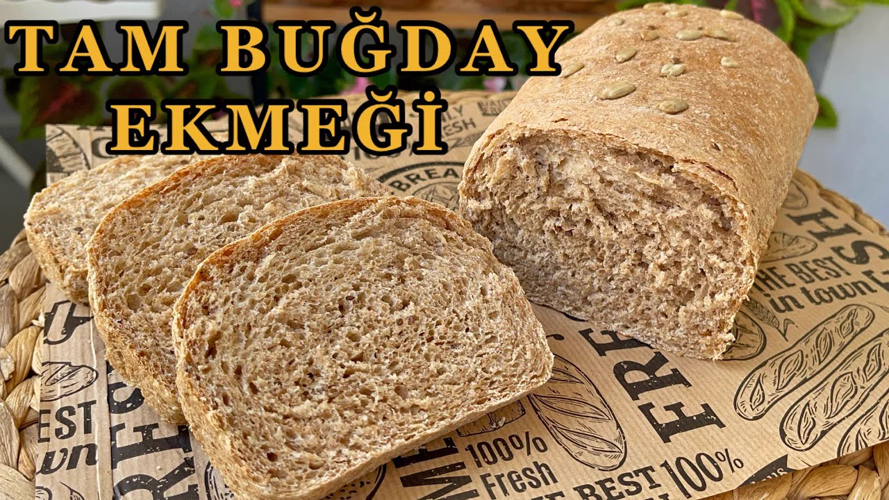 Evde En Kolay TAM BUĞDAY EKMEĞİ Nasıl Yapılır Tam Ölçülü GARANTİLİ Tarif